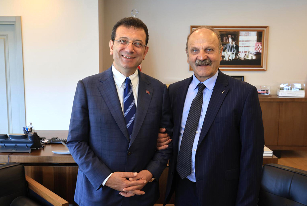 Belediye Eş Başkanımız Sn. Mehmet Nuri Güneş'den İstanbul Büyükşehir Belediye Başkan'ı Sn. Ekrem İmamoğluna ziyaret.
